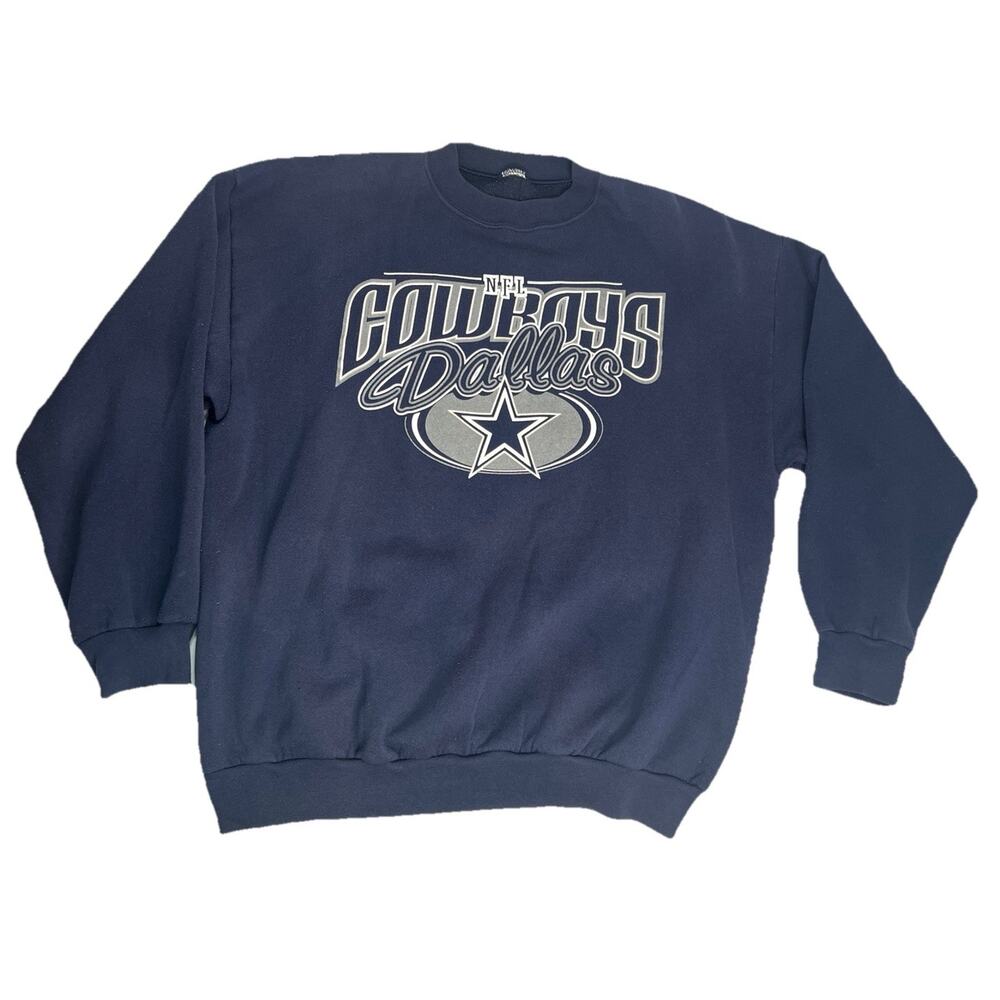 Vintage Dallas Cowboys NFL Navy Crewneck Sweater Men’s Size XL